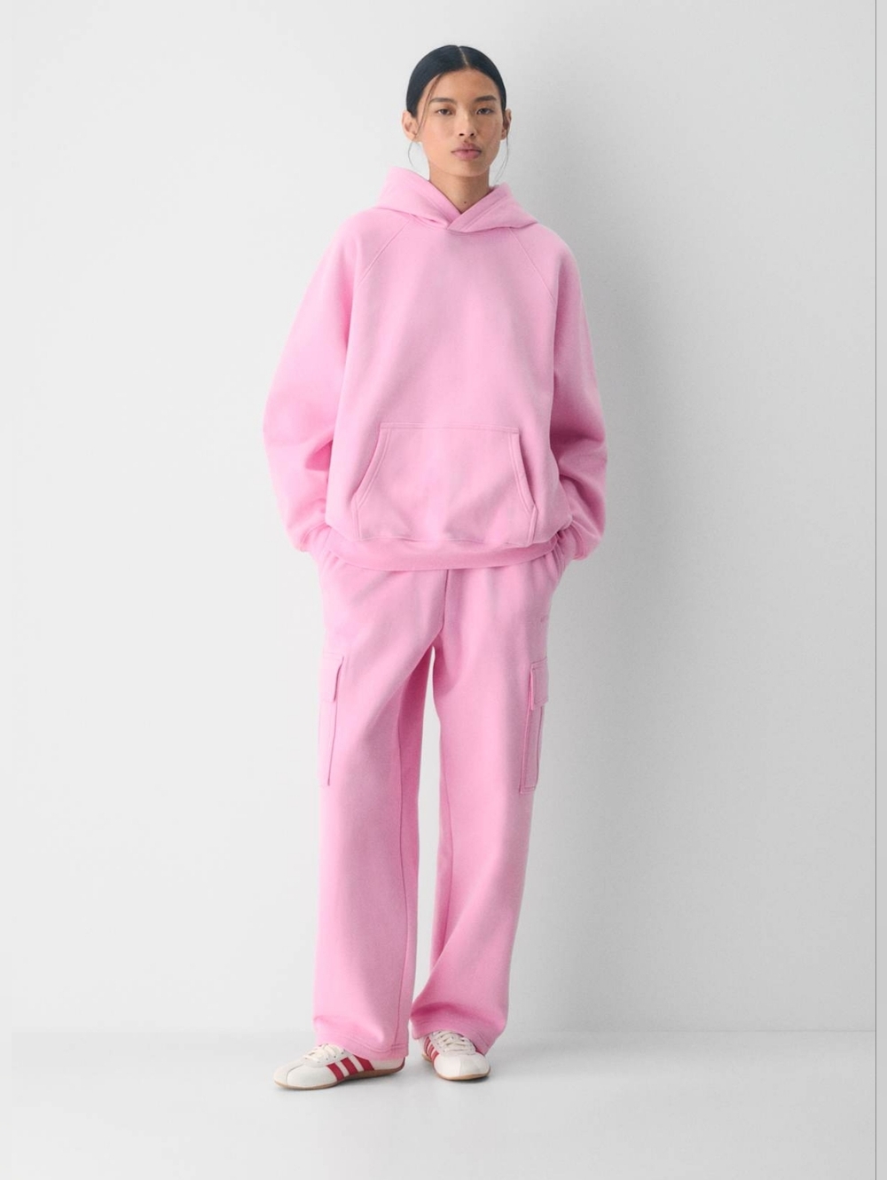 aritzia mega raglan hoodie Morganite Pink